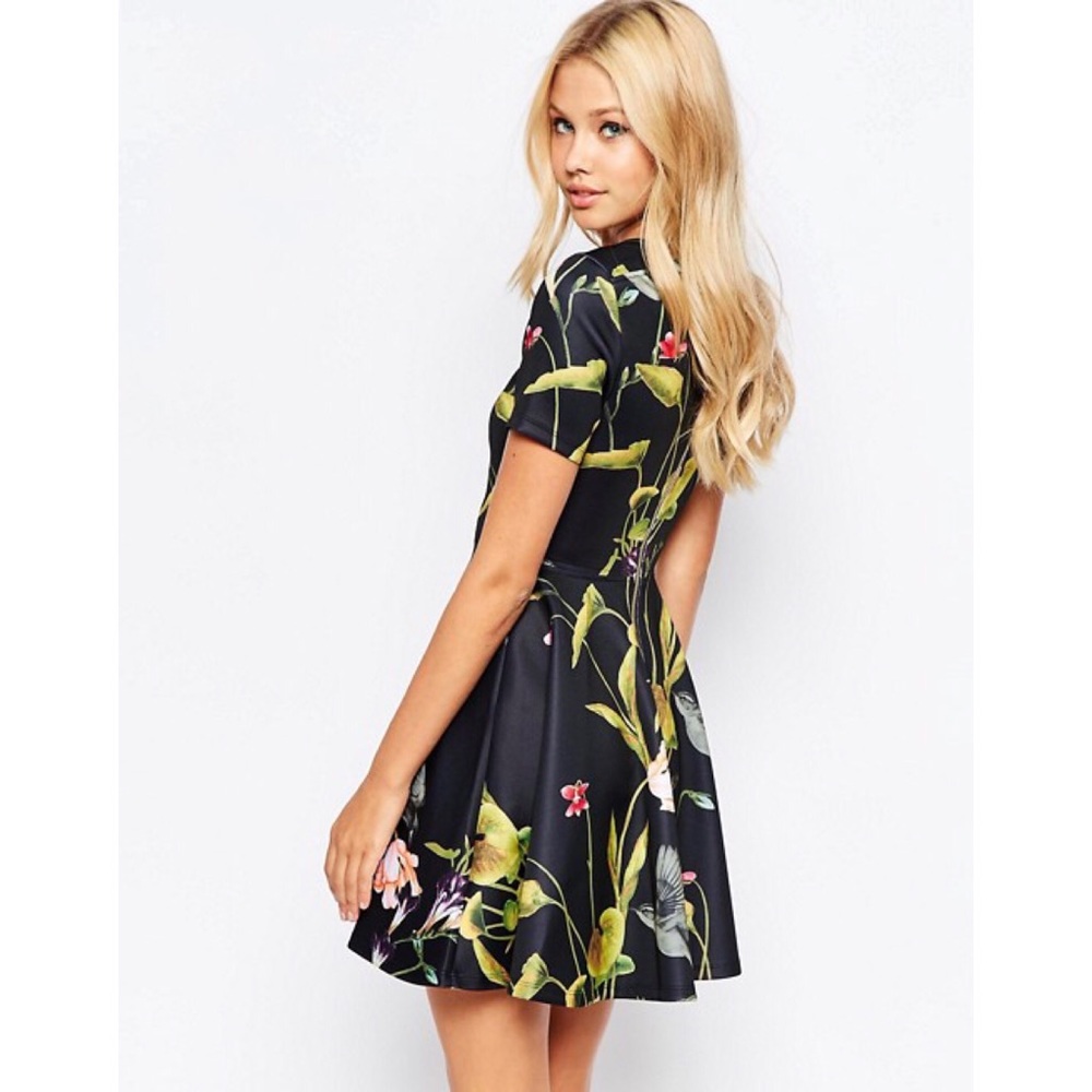 Ted Baker Skater Floral Dress size 0